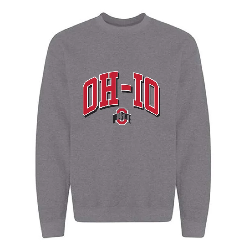 Ohio State - NCAA Women's Swimming & Diving : Mackenzie DeWitt - Classic Shersey Crewneck Sweatshirt Hoodie with Side Slits Relaxed Casual