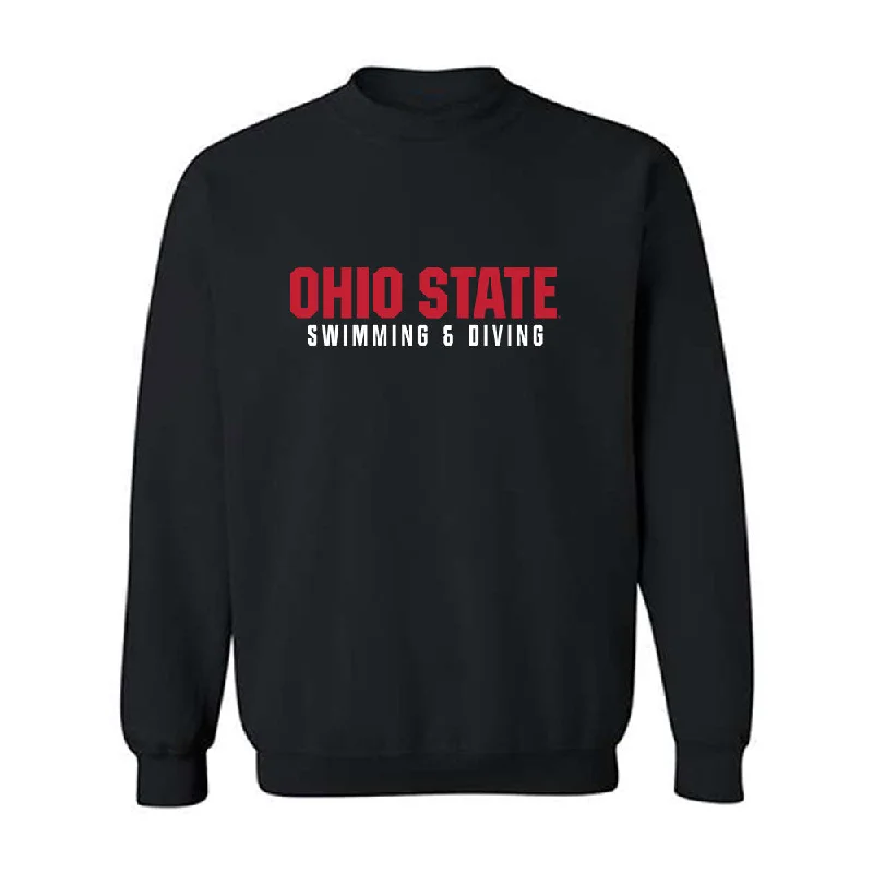 Ohio State - NCAA Women's Swimming & Diving : Mia Prusiecki - Classic Shersey Crewneck Sweatshirt Hoodie with Typography Text Message