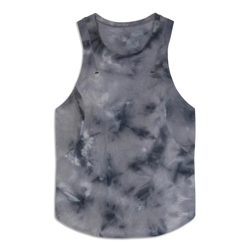 Lightweight Run Kit Tank Top - Resale mesh tank top