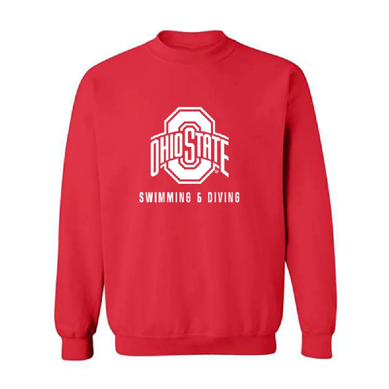 Ohio State - NCAA Women's Swimming & Diving : Mackenzie DeWitt - Classic Shersey Crewneck Sweatshirt Hoodie with Cuffed Sleeves Snug Secure