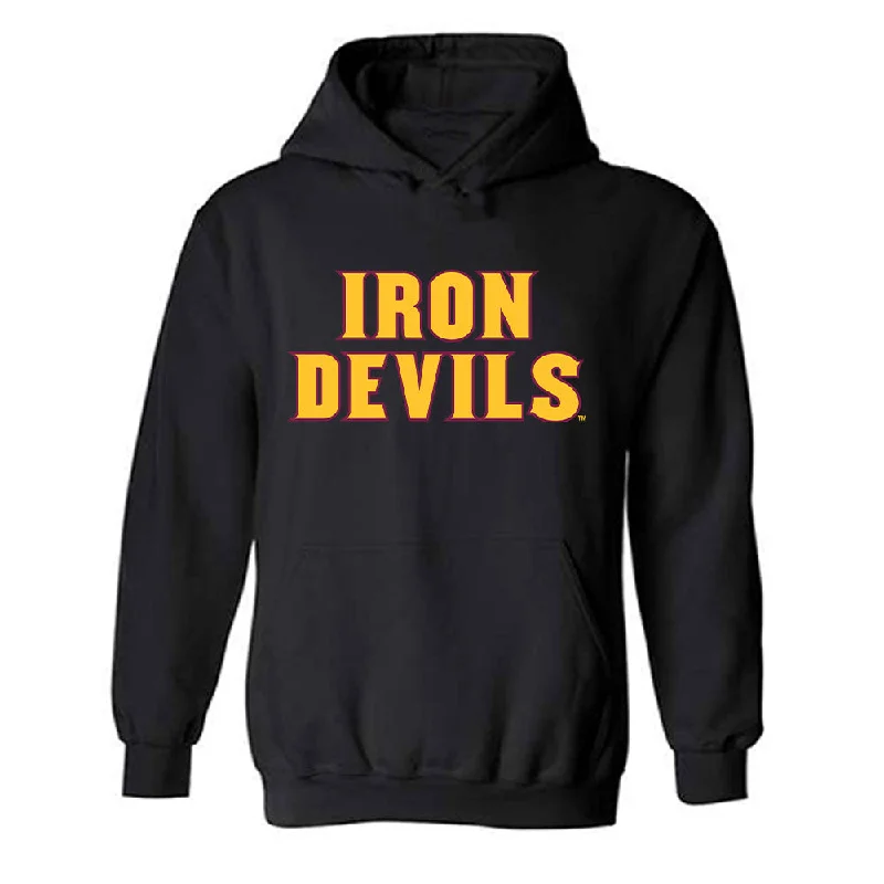 Arizona State - NCAA Women's Swimming & Diving : Brooke Larweth - Replica Shersey Hooded Sweatshirt Hoodie with Pattern Geometric Abstract