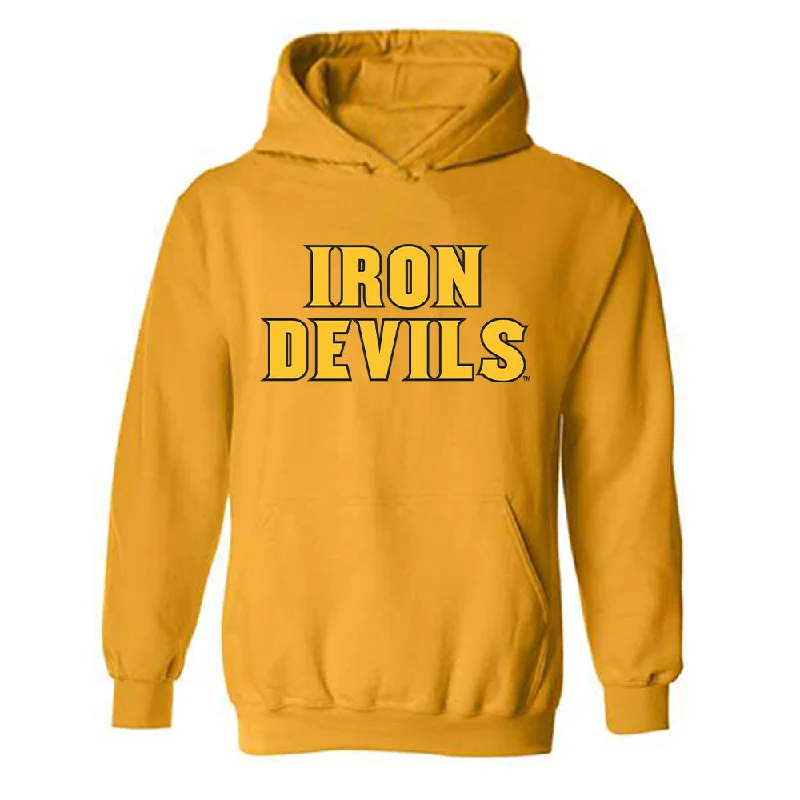 Arizona State - NCAA Women's Swimming & Diving : Haiden Schoessel - Replica Shersey Hooded Sweatshirt Hoodie with Thumb Holes Functional Cozy