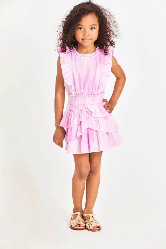 Girls Decker Heritage Dress - Peony Pink Tunics Long Elegant