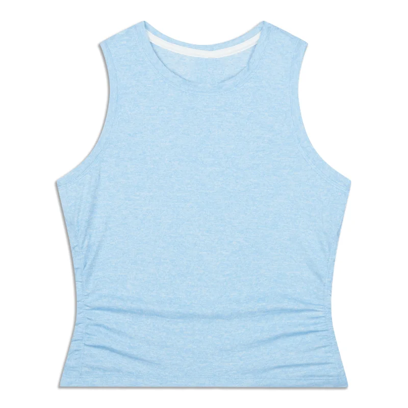 License To Train Tight-Fit Tank Top - Resale cutout tank top