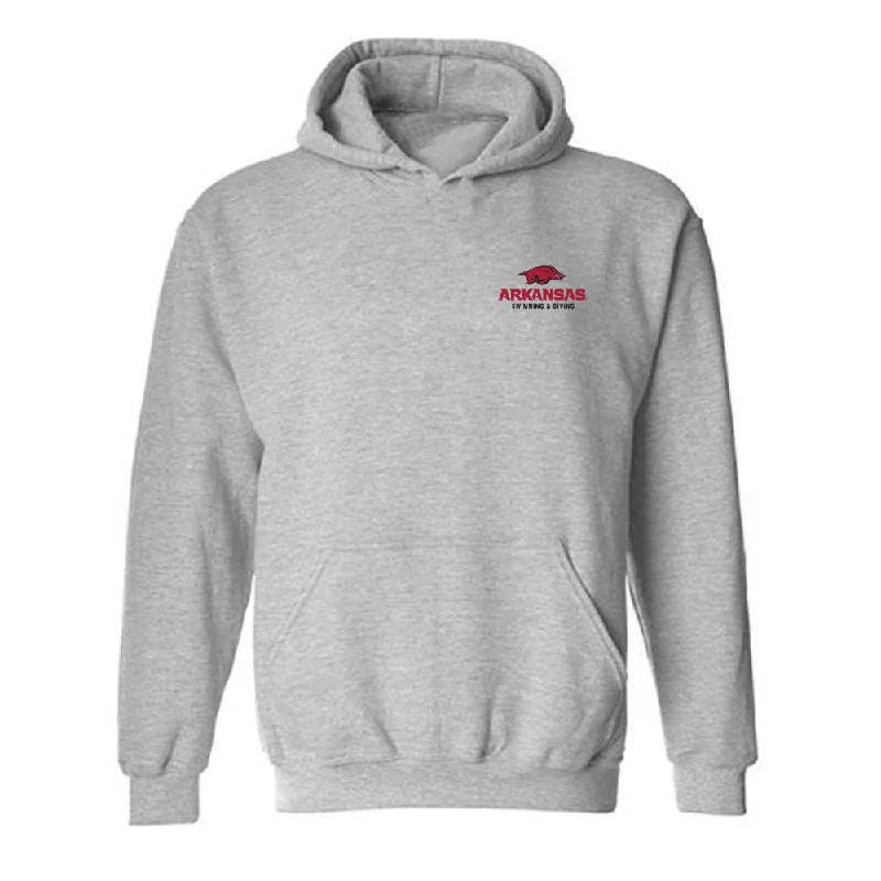 Arkansas - NCAA Women's Swimming & Diving : Bradi Jones - Hooded Sweatshirt Hoodie with Puffed Sleeves Voluminous Trendy