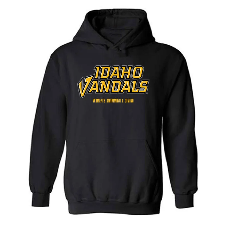 Idaho - NCAA Women's Swimming & Diving : Adelaide McRoberts - Hooded Sweatshirt Hoodie with Velcro Closure Adjustable Secure