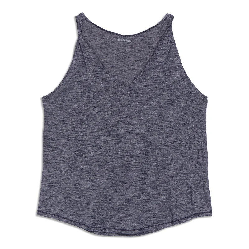 Do The Twist Tank Top - Resale silver tank top