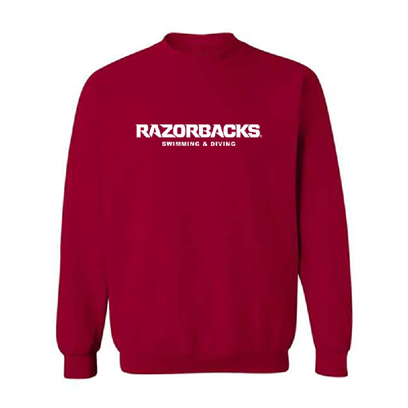 Arkansas - NCAA Women's Swimming & Diving : Rebecca Simpson - Classic Shersey Crewneck Sweatshirt Hoodie with Batwing Sleeves Loose Dramatic