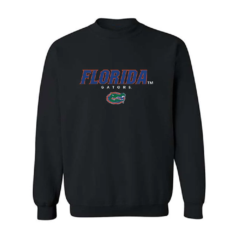 Florida - NCAA Women's Swimming & Diving : Sofia Plaza - Crewneck Sweatshirt Hoodie with Mesh Breathable Sporty