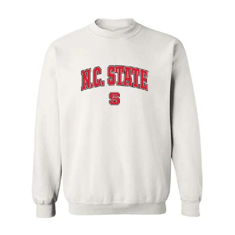 NC State - NCAA Women's Swimming & Diving : Katherine Helms - Generic Shersey Crewneck Sweatshirt Hoodie with Snap Buttons Easy Quick