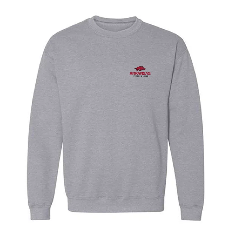 Arkansas - NCAA Women's Swimming & Diving : Delaney Harrison - Crewneck Sweatshirt Hoodie with Cuffed Sleeves Snug Secure