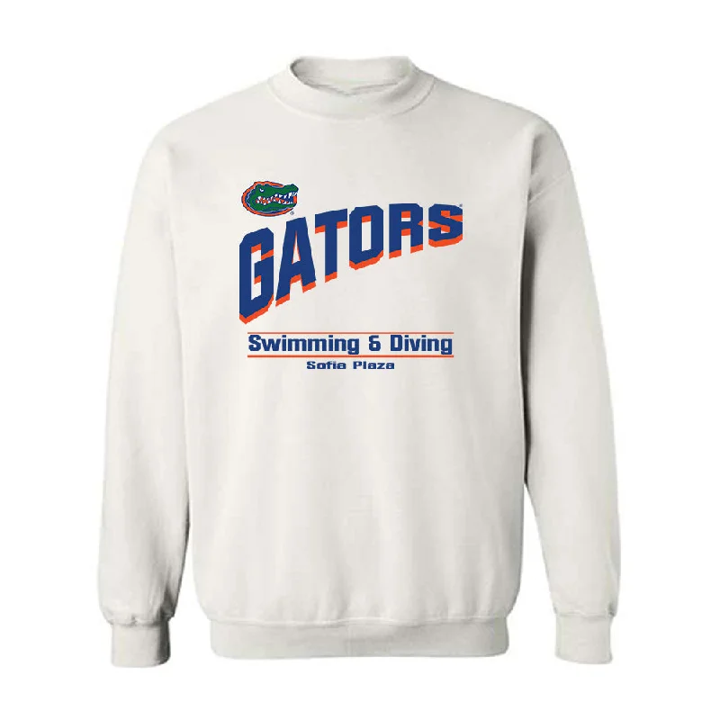 Florida - NCAA Women's Swimming & Diving : Sofia Plaza - Classic Shersey Crewneck Sweatshirt Hoodie with Pocket Utility Practical