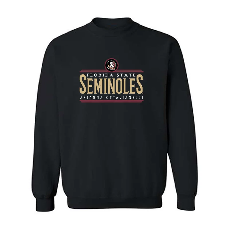 FSU - NCAA Women's Swimming & Diving : Arianna Ottavianelli - Classic Fashion Shersey Crewneck Sweatshirt Hooded Sweatshirt Casual Wear Street Style