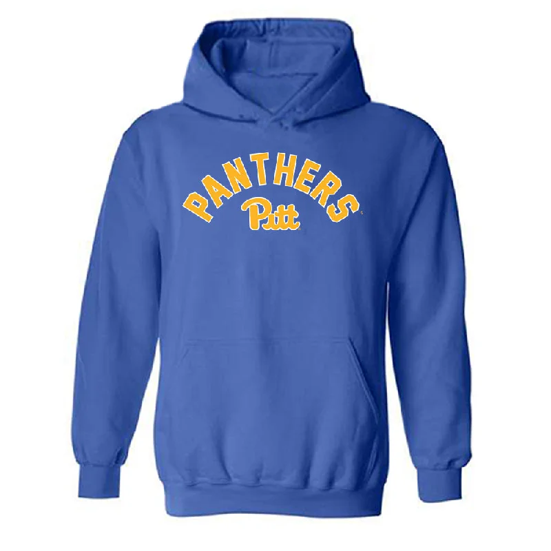 Pittsburgh - NCAA Women's Swimming & Diving : Tessa Mock - Generic Shersey Hooded Sweatshirt Hoodie with Drop Shoulder Relaxed Streetwear