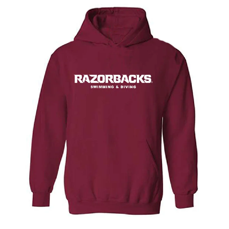 Arkansas - NCAA Women's Swimming & Diving : Bradi Jones - Classic Shersey Hooded Sweatshirt Hoodie with Elastic Cuffs Stretchable Comfortable