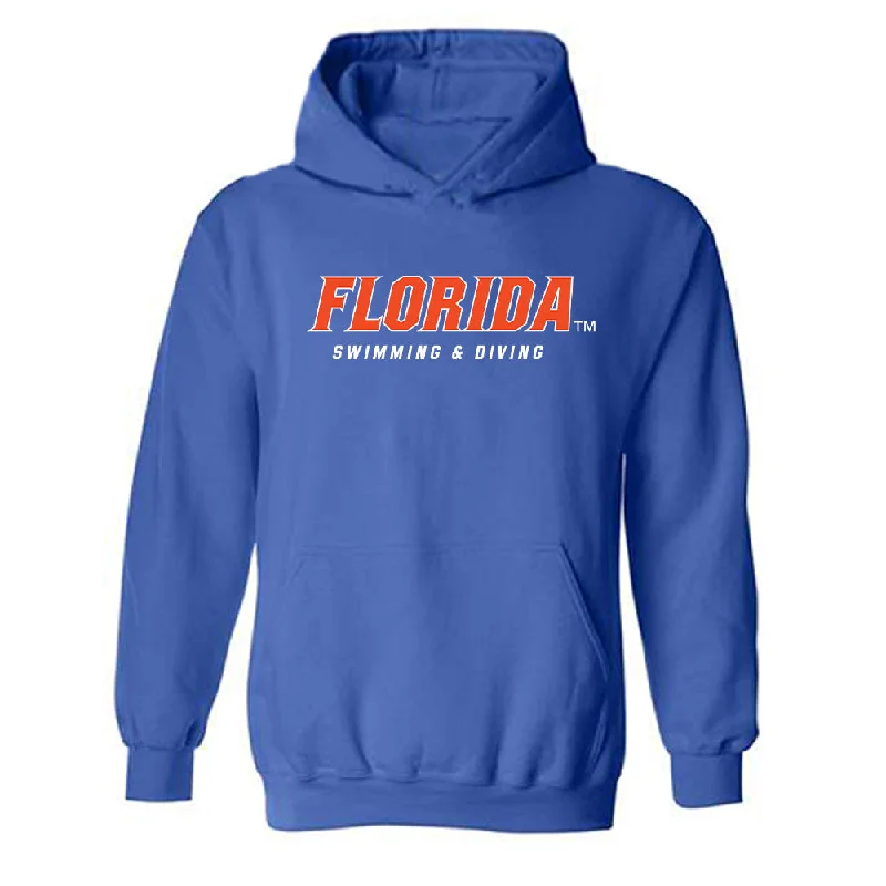 Florida - NCAA Women's Swimming & Diving : Sofia Plaza - Replica Shersey Hooded Sweatshirt Hoodie with Ribbed Hem Stretchable Secure