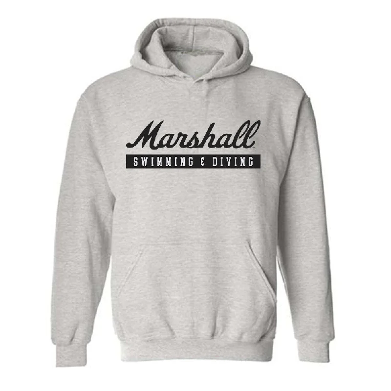 Marshall - NCAA Women's Swimming & Diving : Lauren McNamara - Classic Shersey Hooded Sweatshirt Hoodie Crop Top Short Trendy