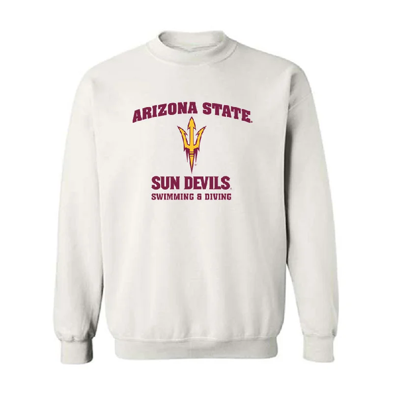 Arizona State - NCAA Women's Swimming & Diving : Kaelia Hughes - Sports Shersey Crewneck Sweatshirt Hoodie with Cropped Fit Short Trendy