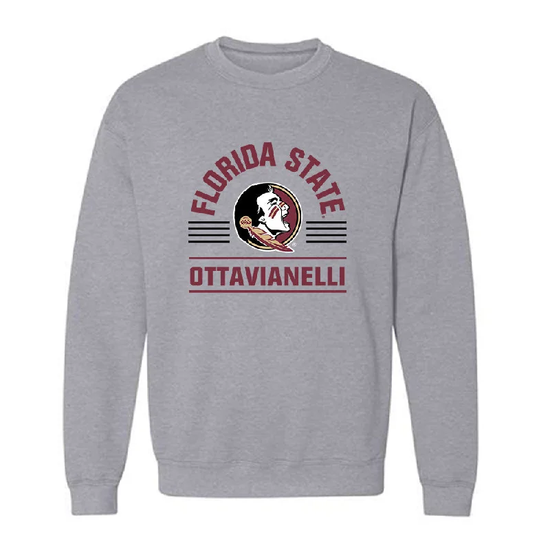 FSU - NCAA Women's Swimming & Diving : Arianna Ottavianelli - Classic Fashion Shersey Crewneck Sweatshirt Hoodie Jacket Zipper Layering