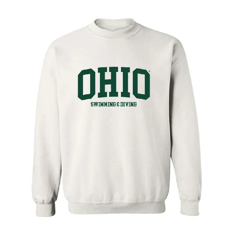 Ohio - NCAA Women's Swimming & Diving : Isabella Arbaugh - Classic Shersey Crewneck Sweatshirt Hoodie with Hem Frayed Vintage Worn