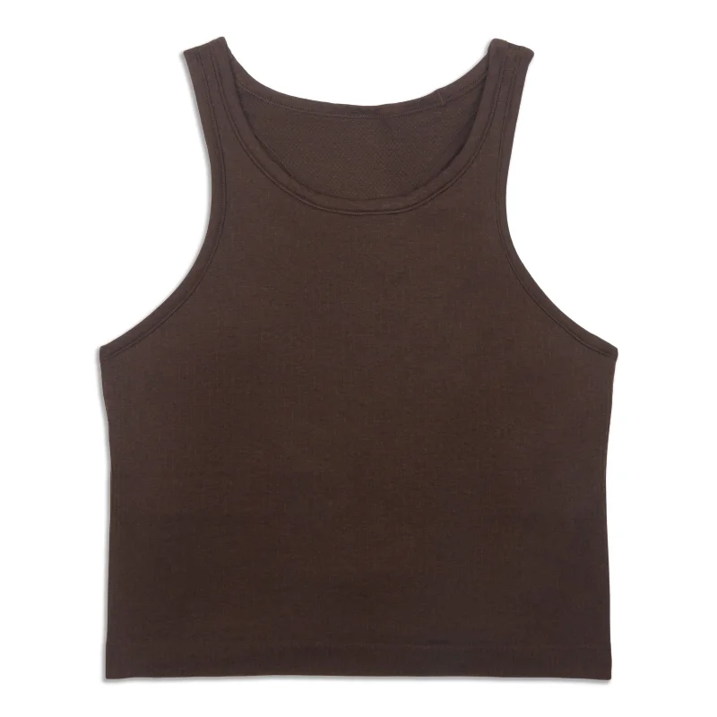 Ebb To Street Cropped Tank Top - Resale fitted tank top