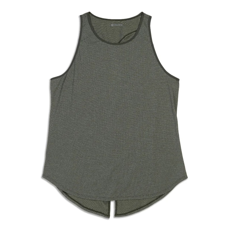 Open Up Tank Top - Resale teal tank top