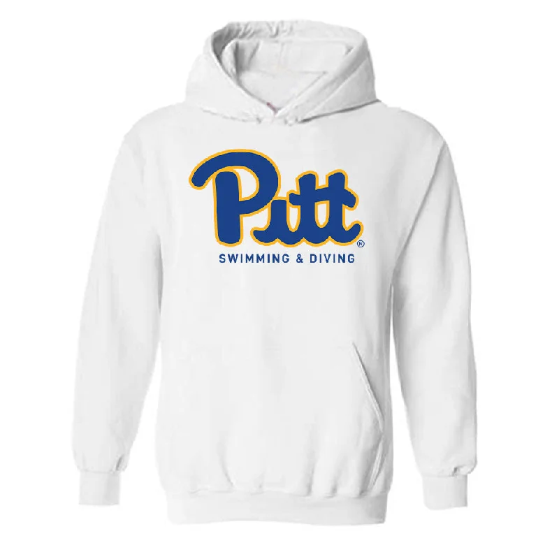 Pittsburgh - NCAA Women's Swimming & Diving : Sofija Tijunelis - Sports Shersey Hooded Sweatshirt Hoodie with Puffed Sleeves Voluminous Trendy