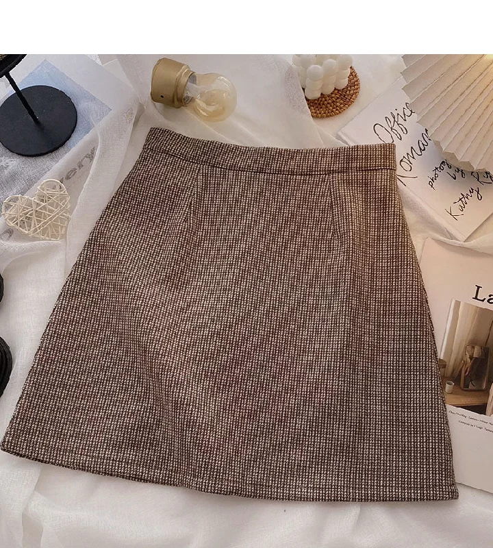 Korean minority temperament shows thin Hip Wrap Skirt  5491 cashmere skirt soft