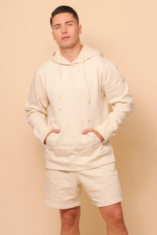 Men's Allergy-Free French Terry Hoodie Oversized Hoodie Comfort Casual