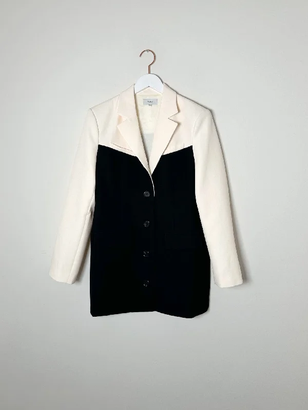 Auteur - Odette Jacket - Black & White Denim Jacket Leather Jacket Suede Jacket