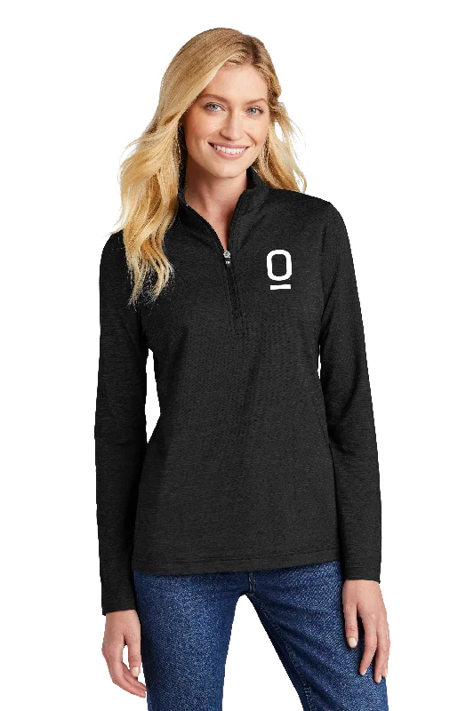 Origence Travis Mathew Ladies 1/4 Zip Pullover - Black Fleece Warm Pullover