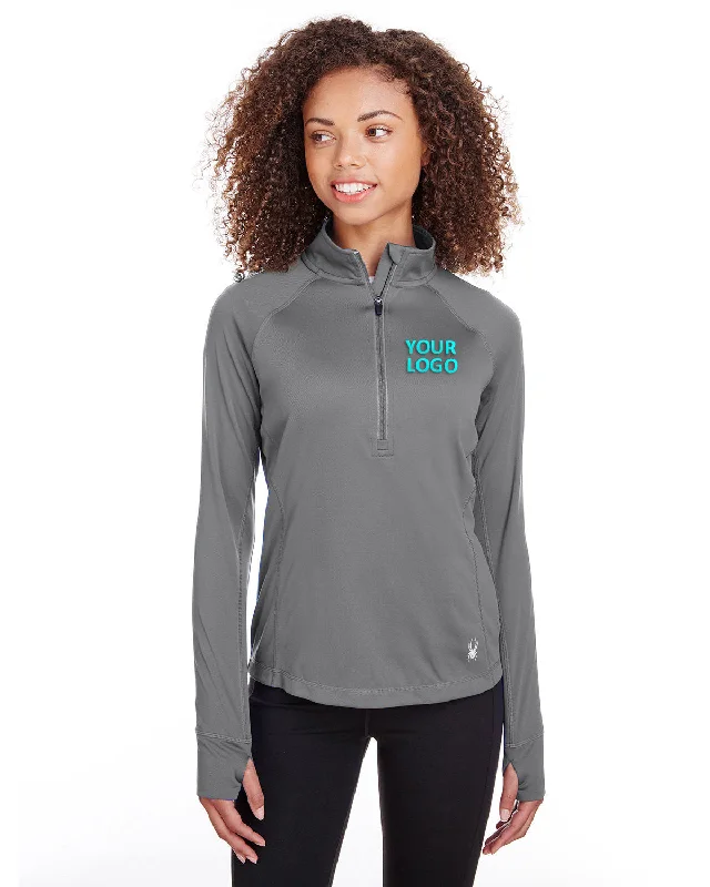 Spyder Ladies Freestyle Half-Zip Pullovers, Polar Slit Sleeve Stylish