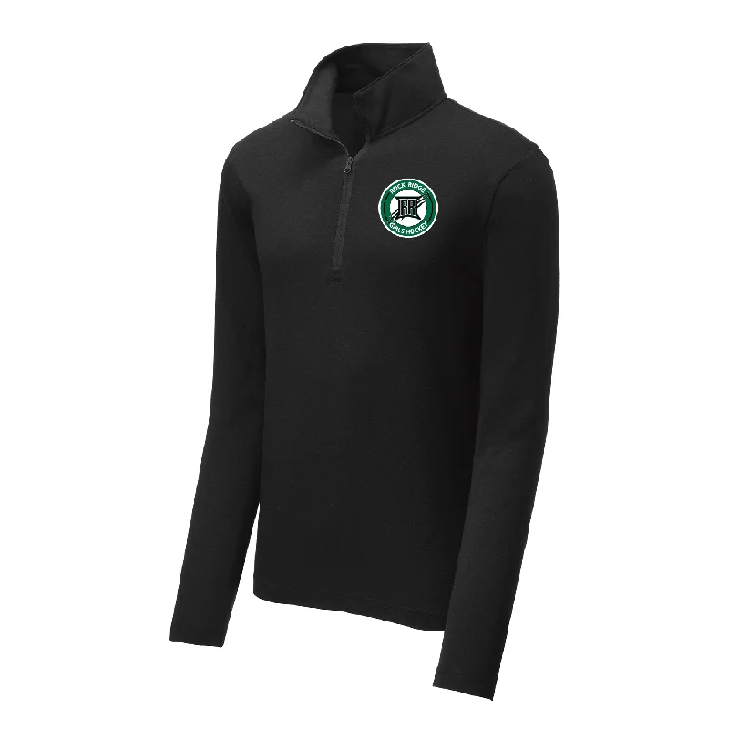 Rock Ridge Girls Hockey UNISEX Tri-Blend Wicking 1/4-Zip Pullover Oversized Cozy Pullover