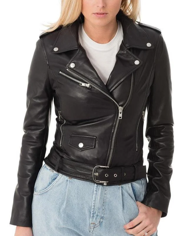 Tango Black Leather Biker Jacket Mesh Jacket Canvas Jacket Denim Jacket