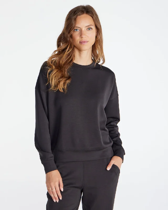 Opal Relaxed Pullover Thin Wool Pullover