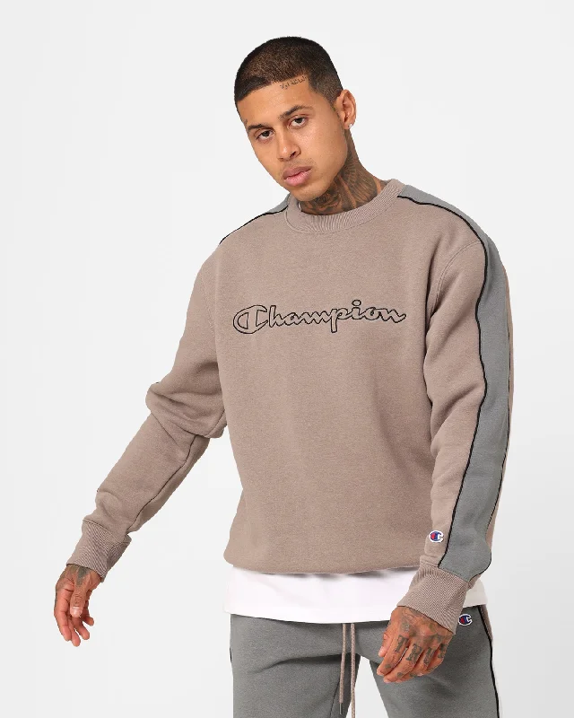 Champion Rochester City Pullover Sandalwood Grey One Shoulder Top