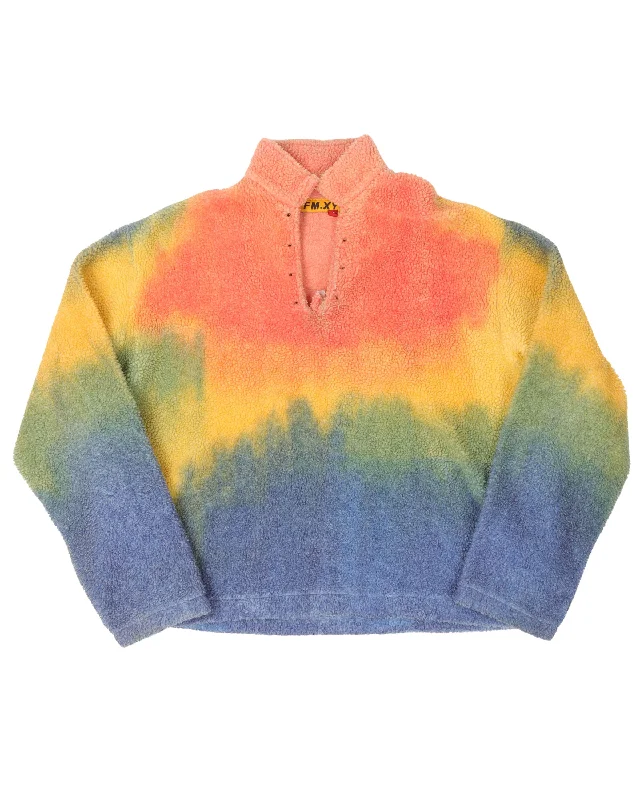 Rave Cowboy Pullover Fleece Turtleneck Warm Pullover