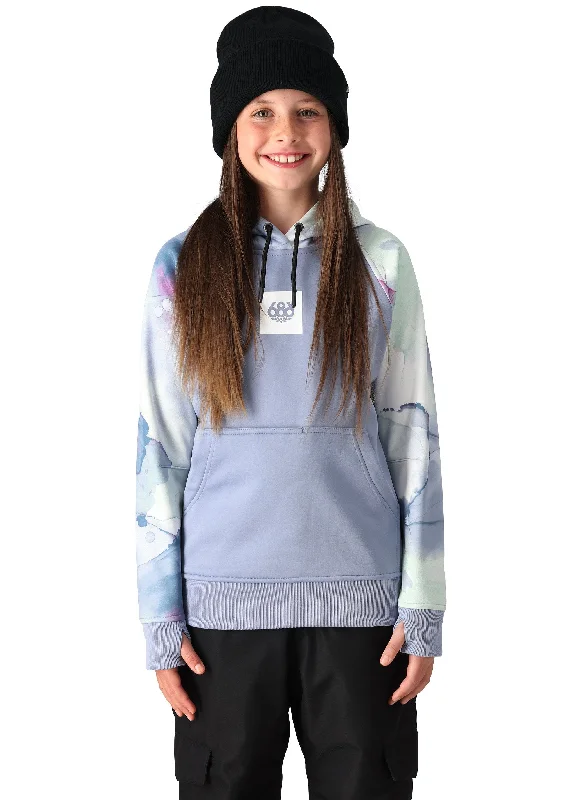 686 Girl's Bonded Fleece Pullover Hoody 2025 Bardot Neck Top