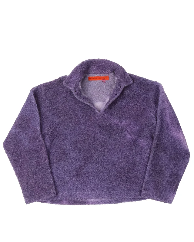 Cowboy Fleece Pullover Port Neck Pullover