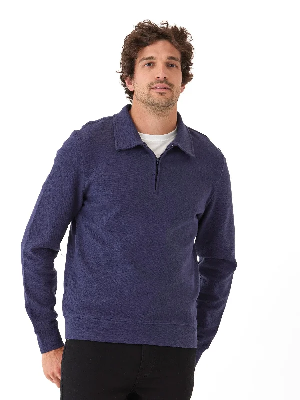 Briggs Knit Jacquard 1/4 Zip Pullover Chunky Knit Pullover