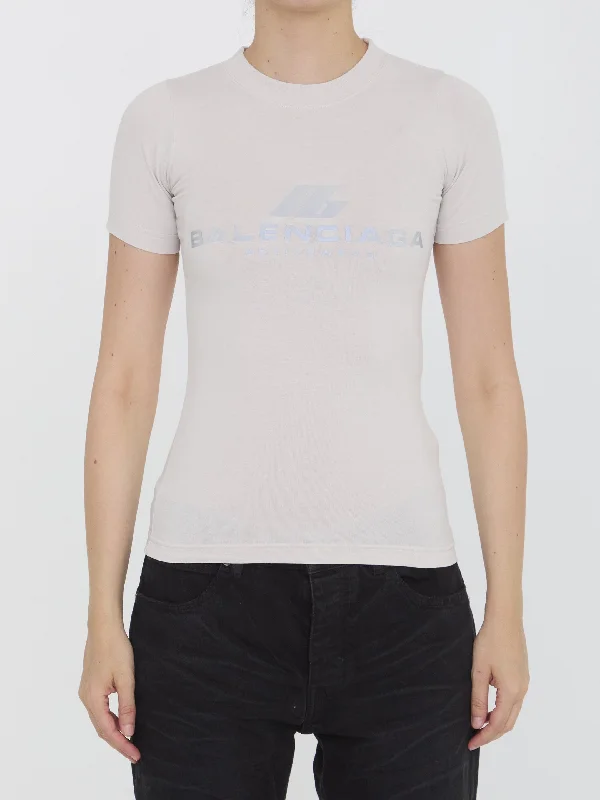 Activewear T-shirt Spandex Blend Rayon Blend Denim Blend