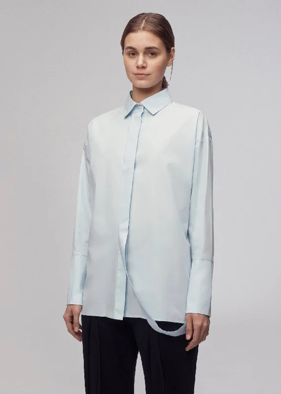 Jasmine Shirt Silk Blend Satin Velvet