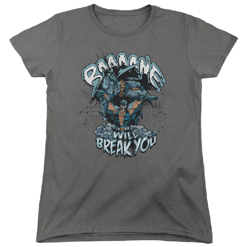 Batman Bane Will Break You - Women's T-Shirt Houndstooth Herringbone Solid