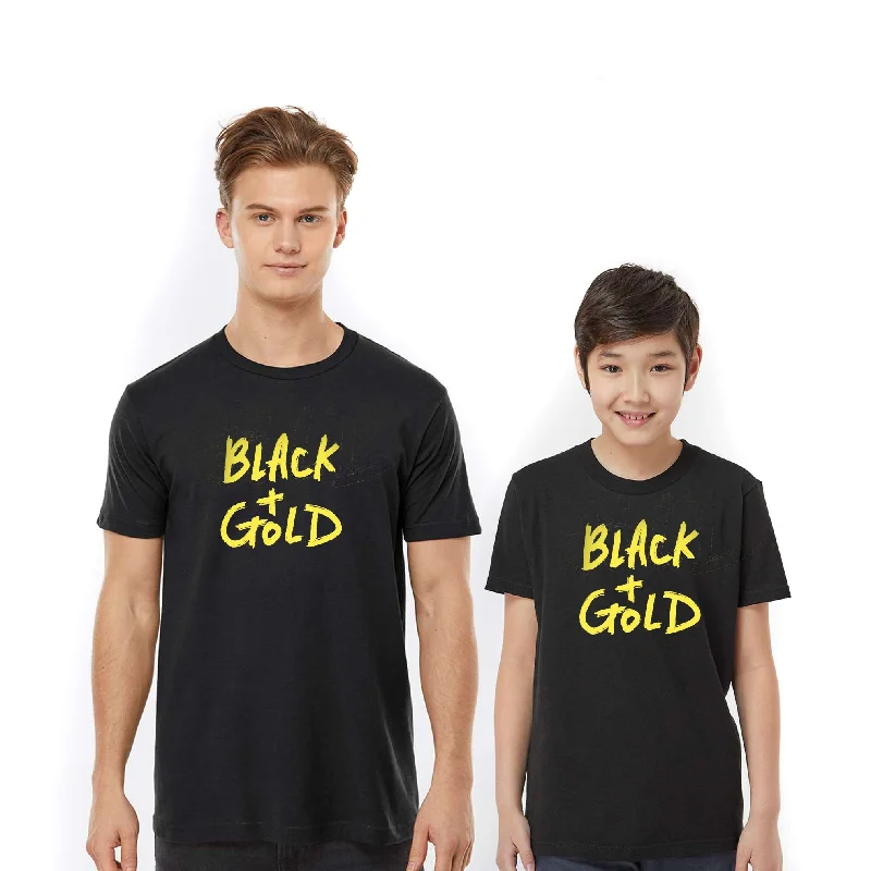 BLACK & GOLD :  Unisex T-shirt, Crew, Soccer, Columbus, Fan Casual Formal Business