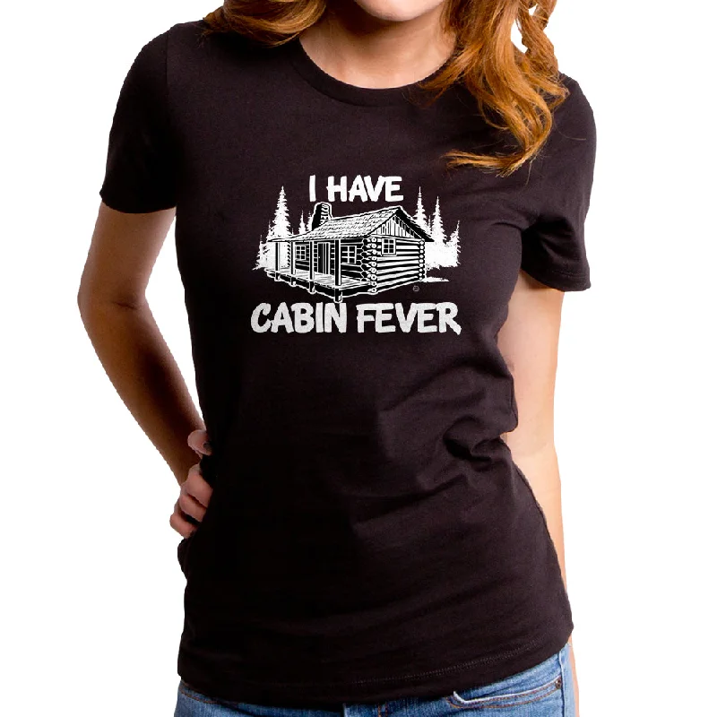 Cabin Fever Women's T-Shirt Striped Floral Plaid