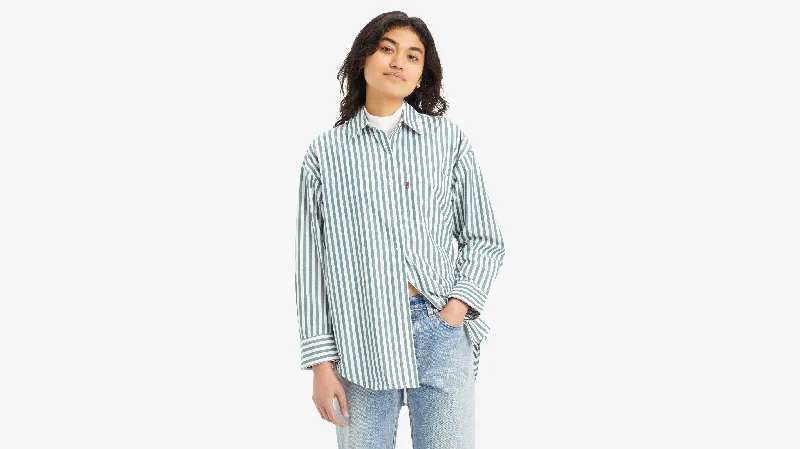 Levi's® Women's Lola Shirt Satin Blend Silk Blend Wool Blend