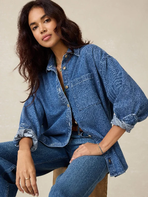 Sunfair Denim Shirt - Beacon Hill Wash Rayon Fabric Velvet Fabric Corduroy Fabric