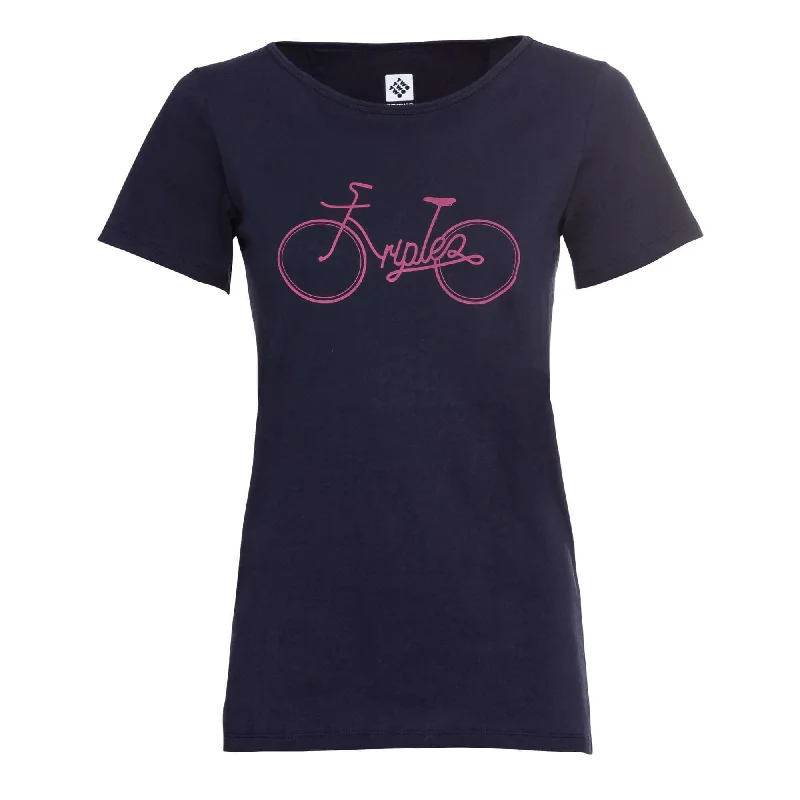 Women‘s - LAAG - Bike - Organic Cotton T-Shirt Zippered Buttoned Snapped